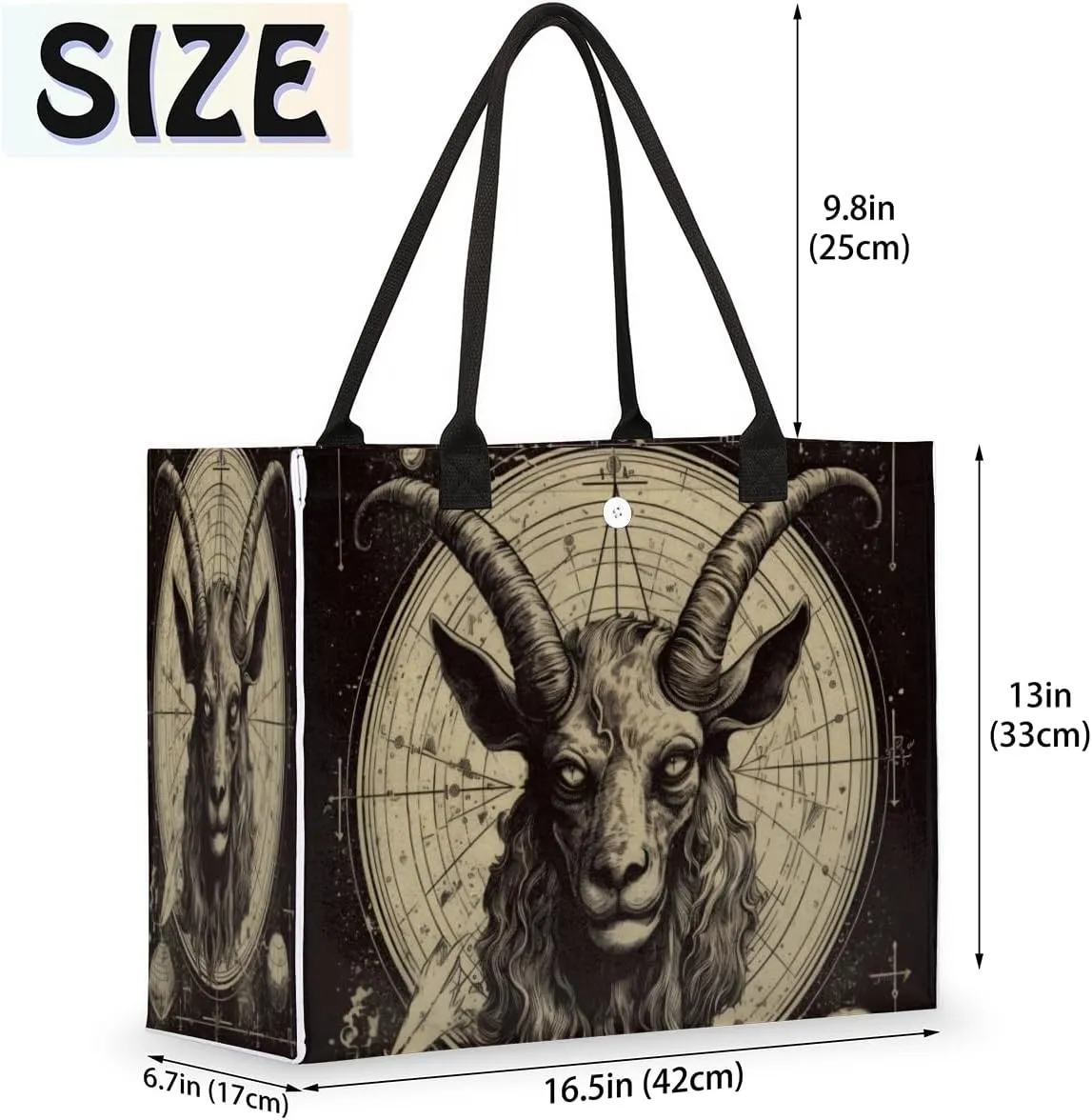 QsirBC Interesting Abstractions Decor Tote Bag for Women Shoulder Bags with Pockets Handbags Purses Large Totes