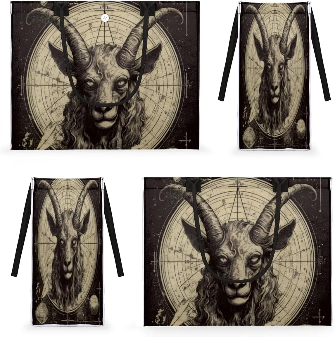 QsirBC Interesting Abstractions Decor Tote Bag for Women Shoulder Bags with Pockets Handbags Purses Large Totes
