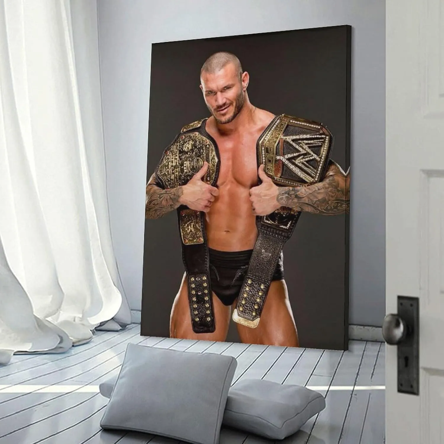 Randy- Orton Wrestler Poster (3) Canvas Wall Art Prints Poster Photo Picture Painting Posters Room Decor Home Decorative 12x18inch(30x45cm)