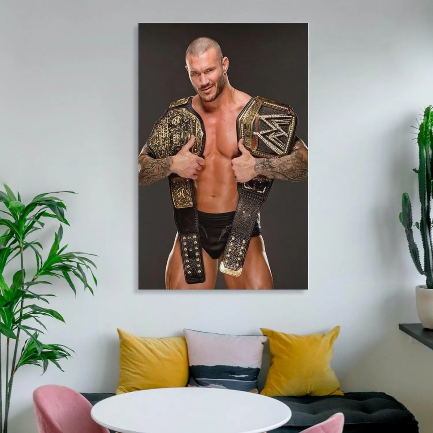 Randy- Orton Wrestler Poster (3) Canvas Wall Art Prints Poster Photo Picture Painting Posters Room Decor Home Decorative 12x18inch(30x45cm)