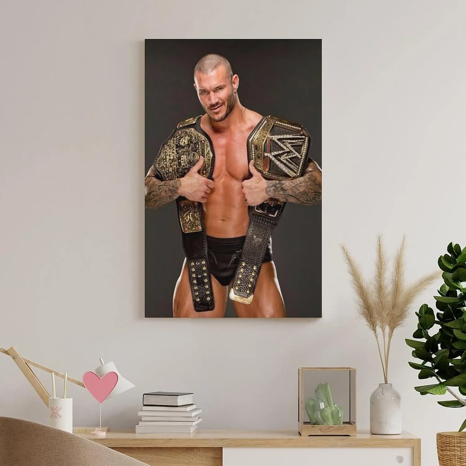 Randy- Orton Wrestler Poster (3) Canvas Wall Art Prints Poster Photo Picture Painting Posters Room Decor Home Decorative 12x18inch(30x45cm)