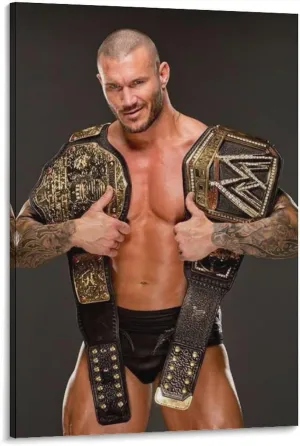Randy- Orton Wrestler Poster (3) Canvas Wall Art Prints Poster Photo Picture Painting Posters Room Decor Home Decorative 12x18inch(30x45cm)
