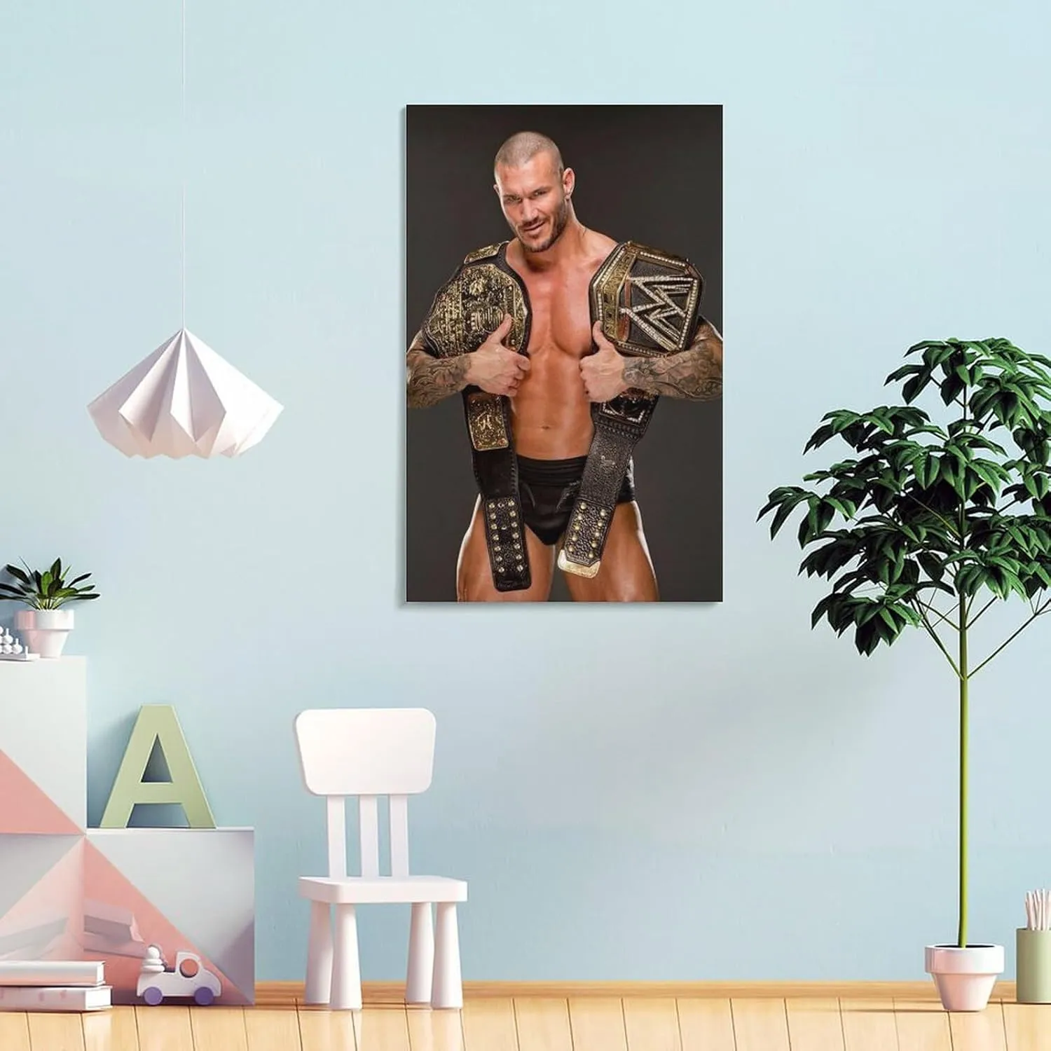 Randy- Orton Wrestler Poster (3) Canvas Wall Art Prints Poster Photo Picture Painting Posters Room Decor Home Decorative 12x18inch(30x45cm)