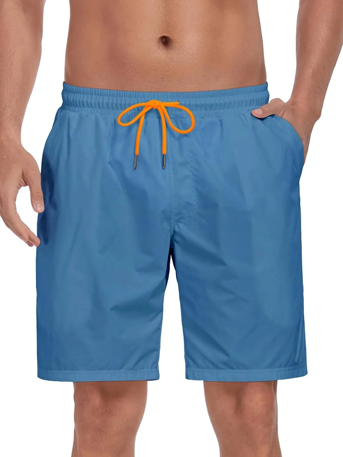 RELLECIGA Men's Board Shorts Quick Dry 9 Inch Swim Trunk with Mesh Lining