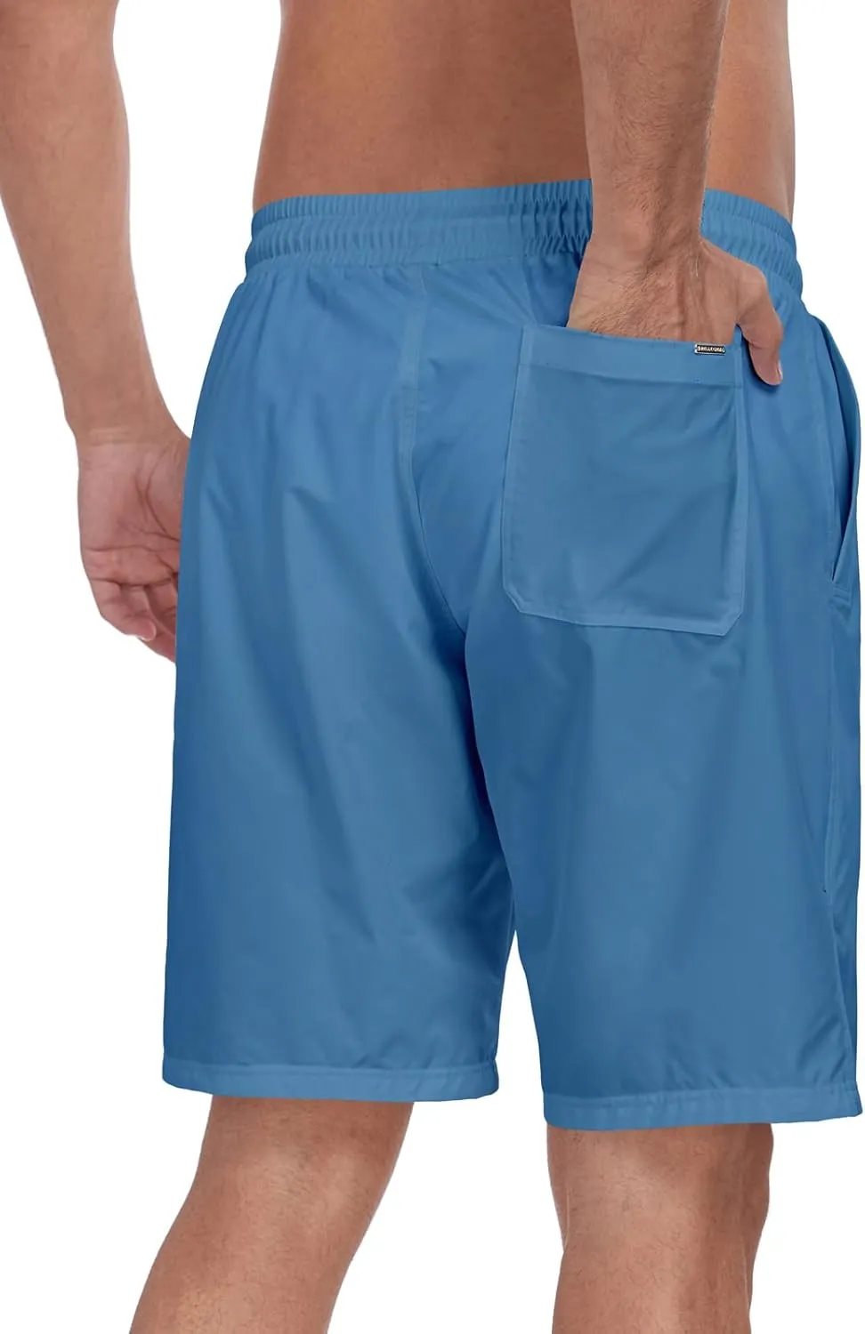 RELLECIGA Men's Board Shorts Quick Dry 9 Inch Swim Trunk with Mesh Lining
