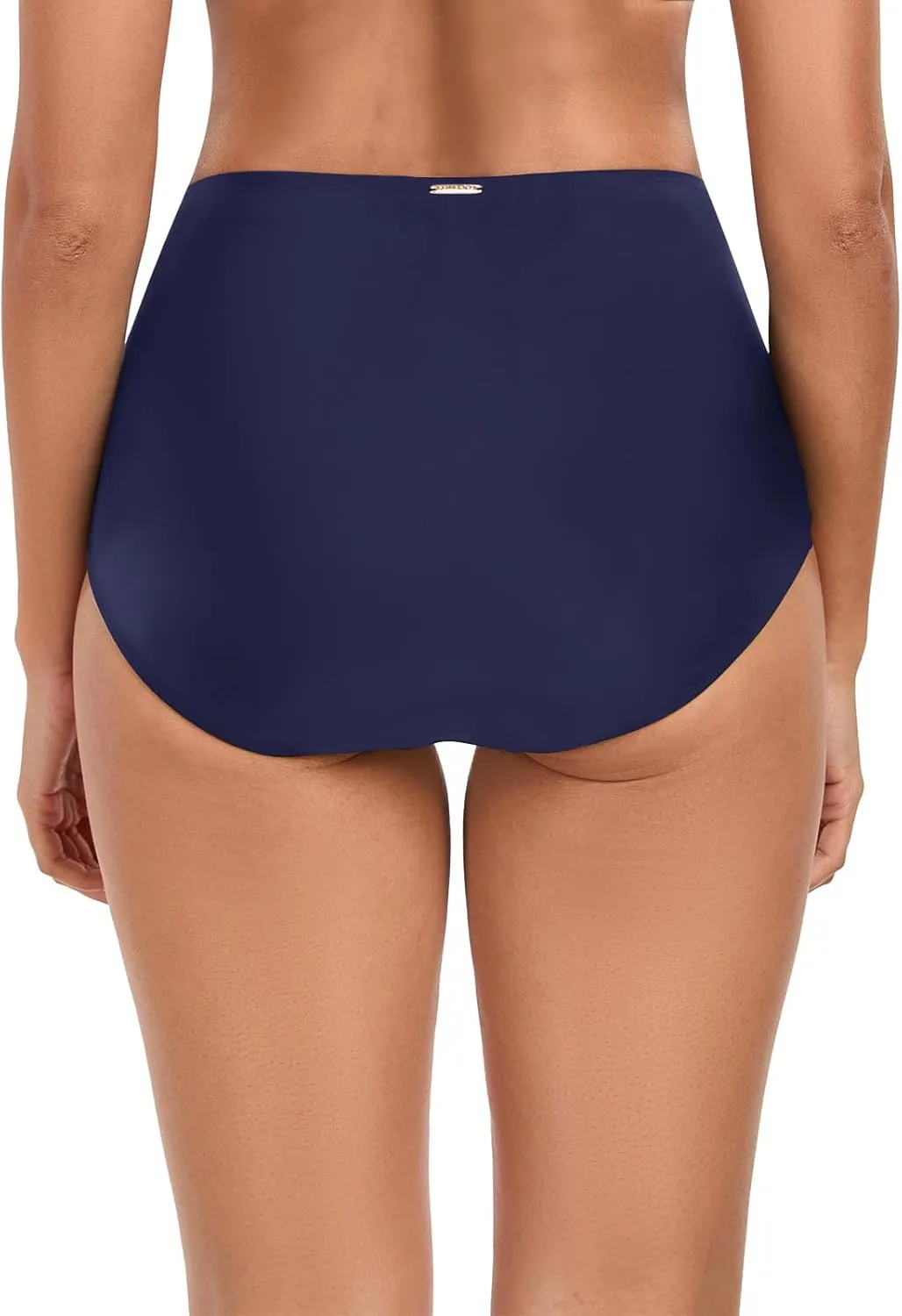 RELLECIGA Women's High Waisted Bikini Bottom Full Coverage Tummy Control Swimsuit Bottoms