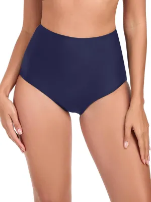 RELLECIGA Women's High Waisted Bikini Bottom Full Coverage Tummy Control Swimsuit Bottoms