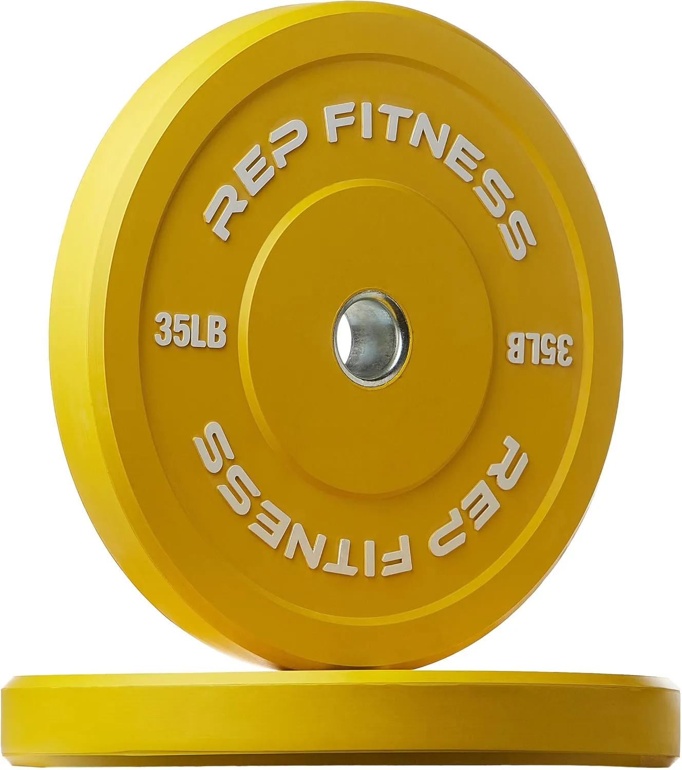 REP Fitness Color Bumper Plates – Color-Coded Low Odor Rubber Olympic Plates for Strength, Conditioning, and Weightlifting