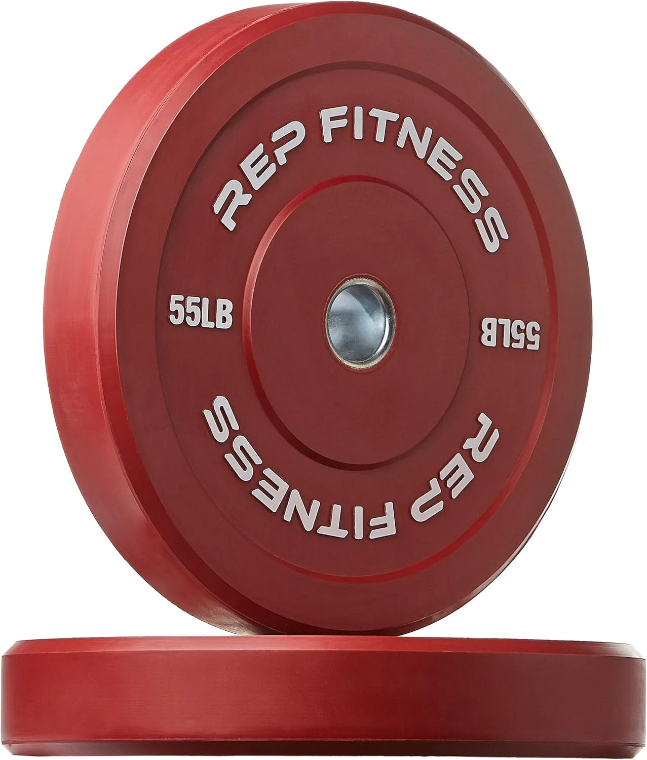 REP Fitness Color Bumper Plates – Color-Coded Low Odor Rubber Olympic Plates for Strength, Conditioning, and Weightlifting