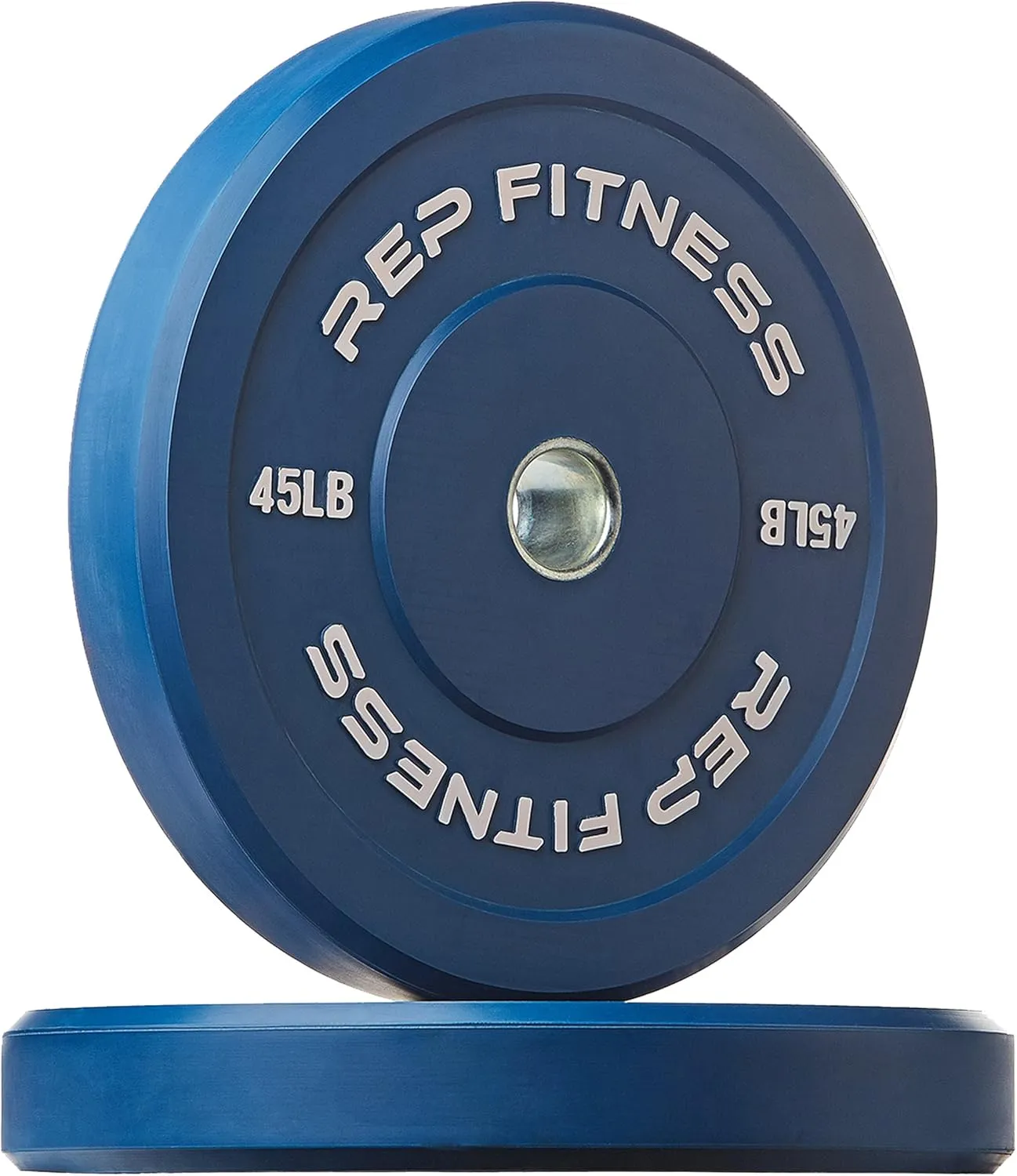 REP Fitness Color Bumper Plates – Color-Coded Low Odor Rubber Olympic Plates for Strength, Conditioning, and Weightlifting