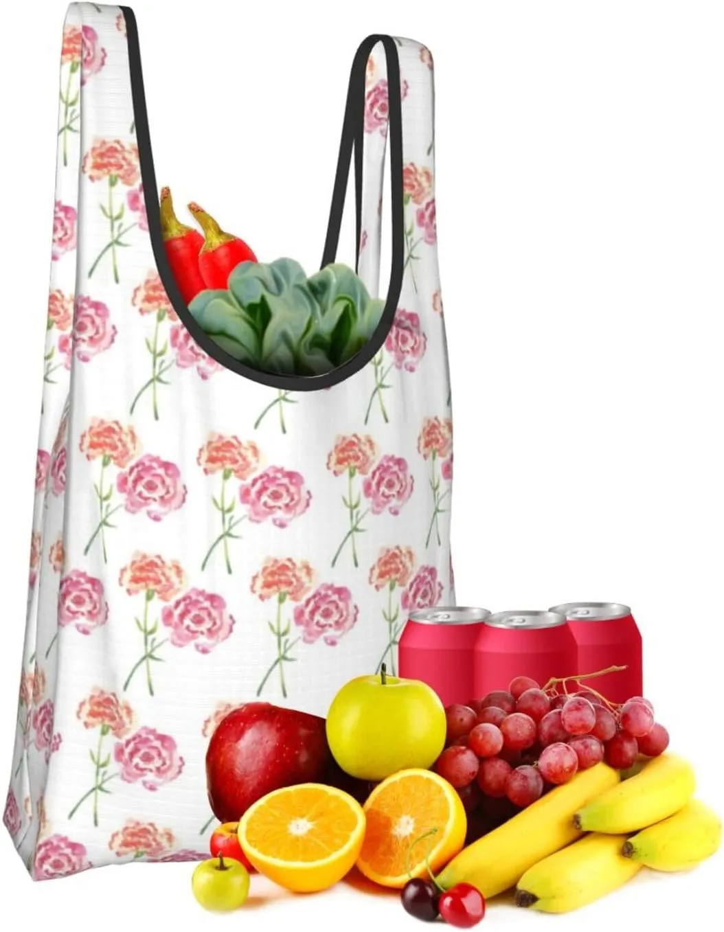 Reusable Grocery Shopping Bags Foldable, Suitble Shopping Holiday Trip, Mother's Day for Mom Cupcakes