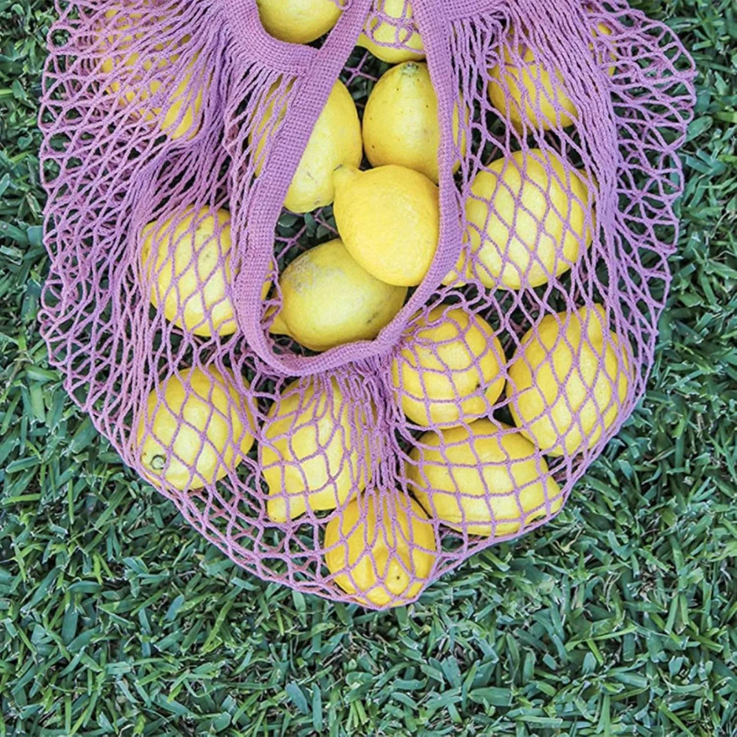 Reusable Mesh Grocery Bag Washable Cotton Shopping Bag Portable Net Storage Bag for Vegetables Fruit Farmers Shopping Picnics(White, Black)