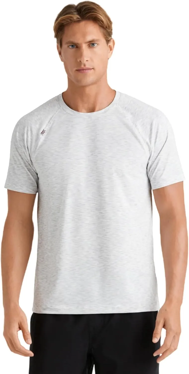 Rhone Reign Mens Workout Shirts, Anti-Odor, Quick Dry Mens Gym Shirts, Workout Shirts for Men