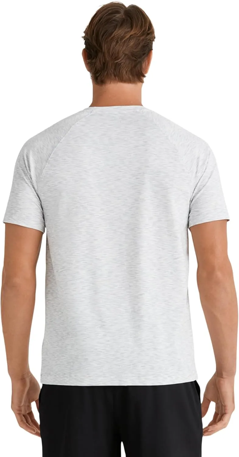 Rhone Reign Mens Workout Shirts, Anti-Odor, Quick Dry Mens Gym Shirts, Workout Shirts for Men