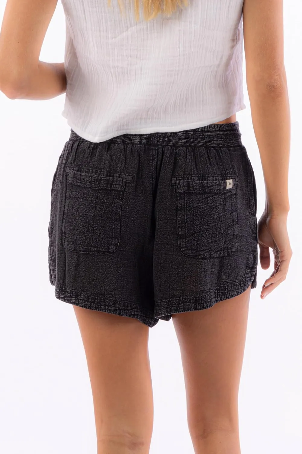 Rip Curl Women's Casual Beach Pull-on with Drawstring & Pockets, Comfortable Summer Shorts