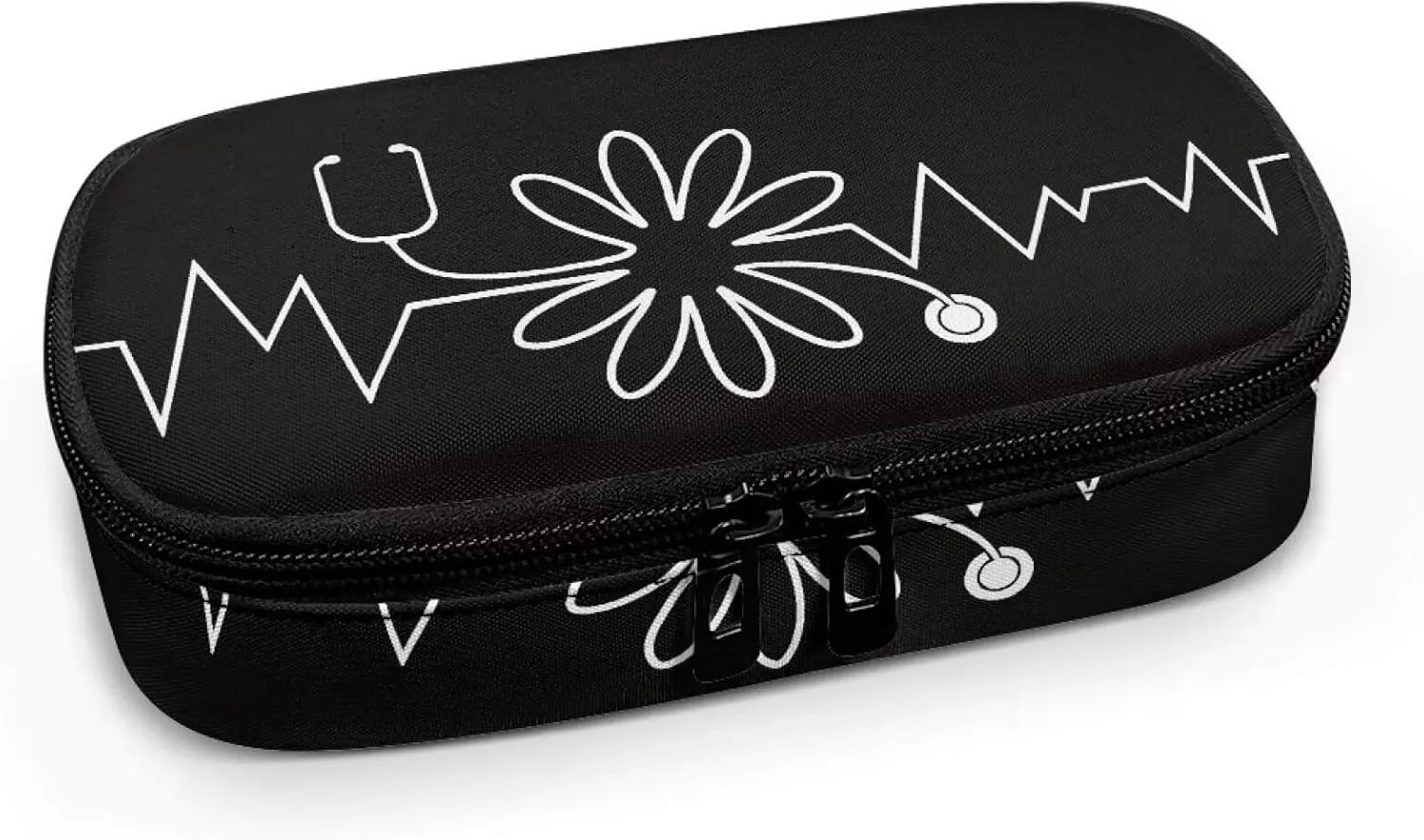 Rnyleeg Black Insulin Travel Case for Nurse Doctor Large Diabetic Travel Bag for Insulin Pens Ensure Diabetes Care Insulin Bag for Daily Life Trip