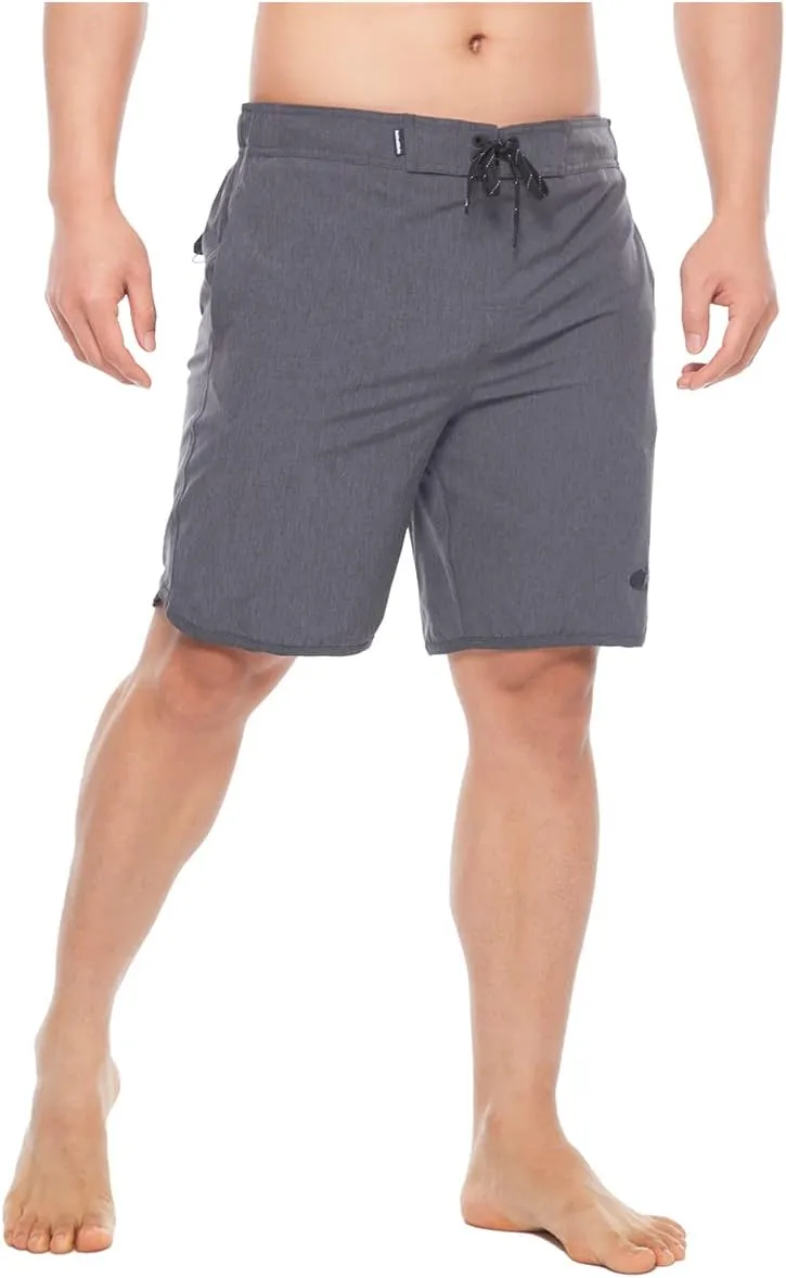 Rokka&Rolla Men's Swim Trunks Quick Dry Stretch Beach Shorts Swimwear Bathing Suit with Mesh Lining