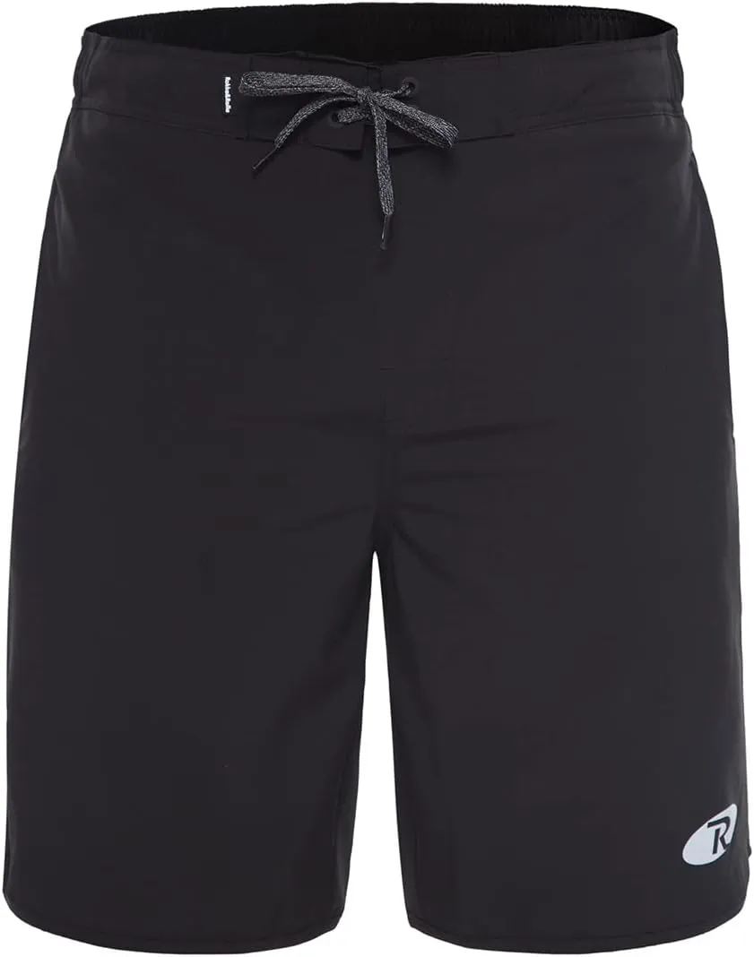 Rokka&Rolla Men's Swim Trunks Quick Dry Stretch Beach Shorts Swimwear Bathing Suit with Mesh Lining