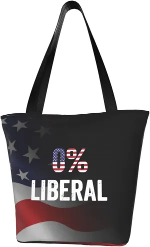 Rqwaaed 0% Liberal Women'S Casual One Shoulder Carry Shopping Bag Large Capacity Working Storage Handbag
