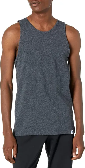 Russell Athletic Men's Dri-Power Cotton Blend Tank Tops, Moisture Wicking, Odor Protection, UPF 30 , Sizes S-4x