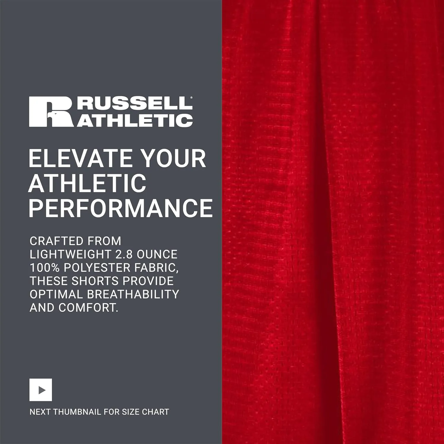 Russell Athletic Men's Mesh Pocket Short