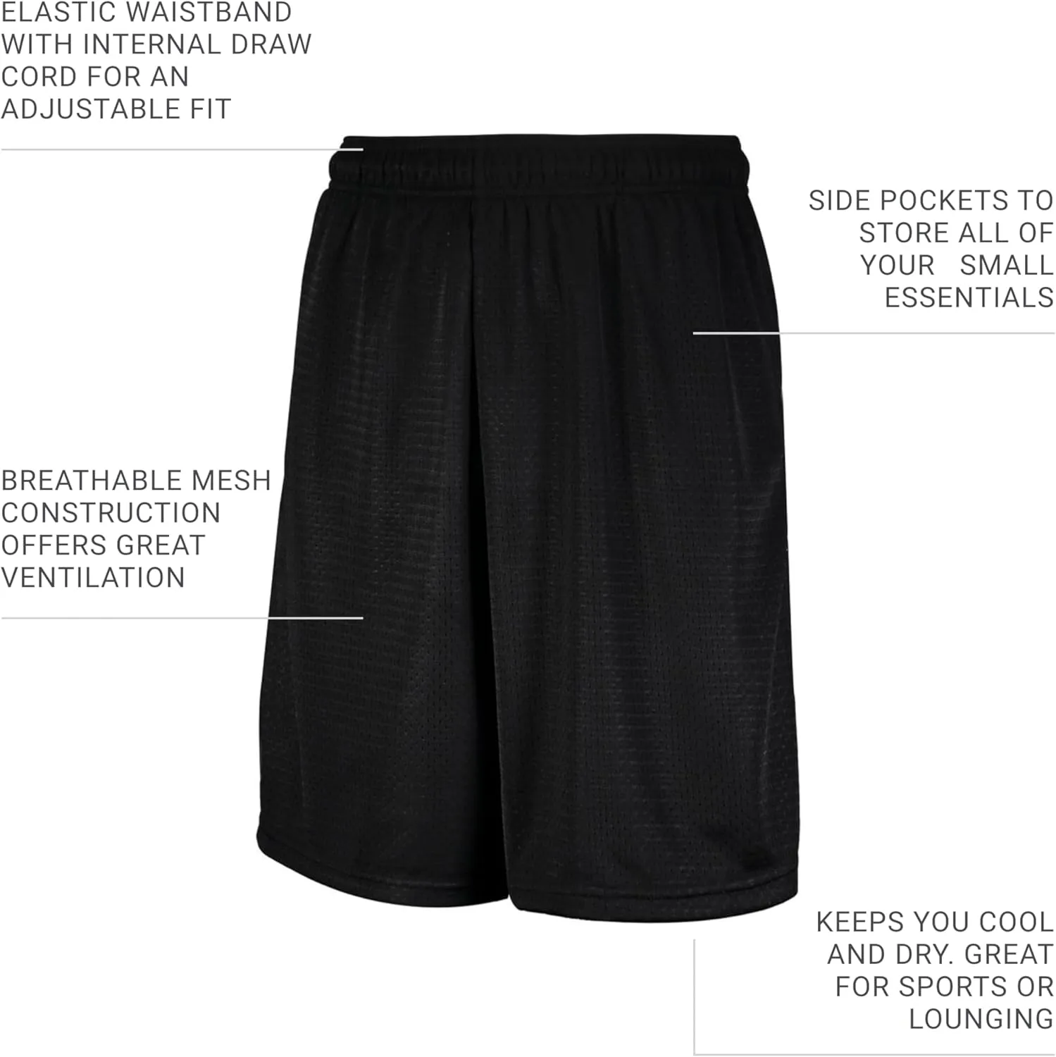Russell Athletic Men's Mesh Pocket Short