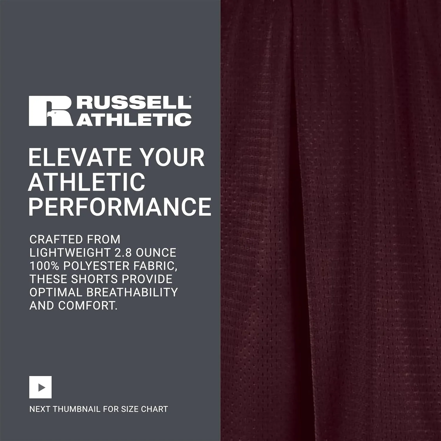 Russell Athletic Men's Mesh Pocket Short