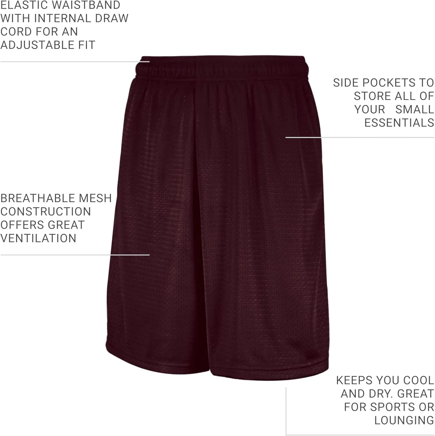 Russell Athletic Men's Mesh Pocket Short