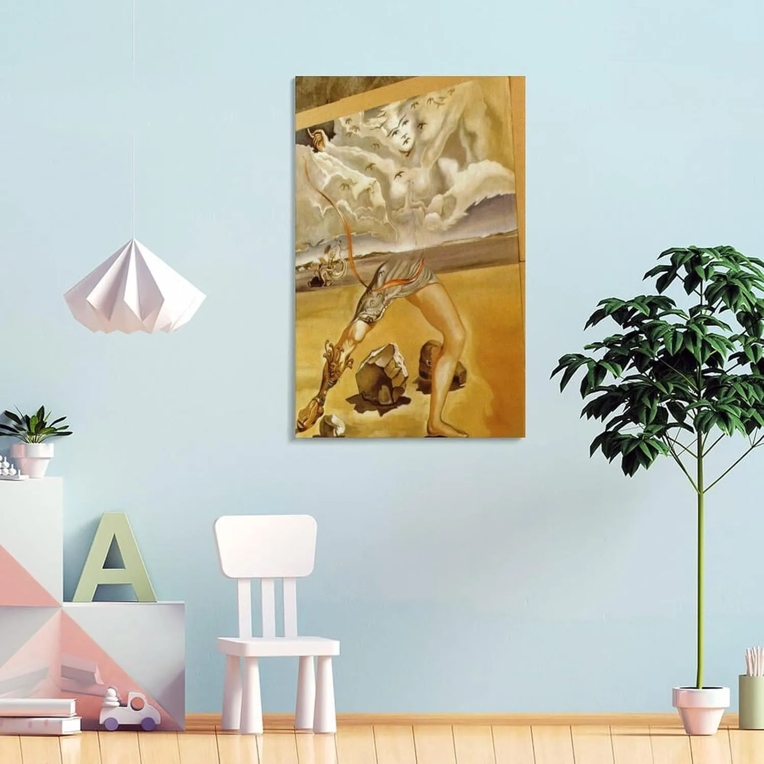Salvador Dali Poster Mural Painting for Helena Rubinstein (panel 1) Picture Print Wall Art Poster Painting Canvas Posters Artworks Room Aesthetic 24x36inch(60x90cm)