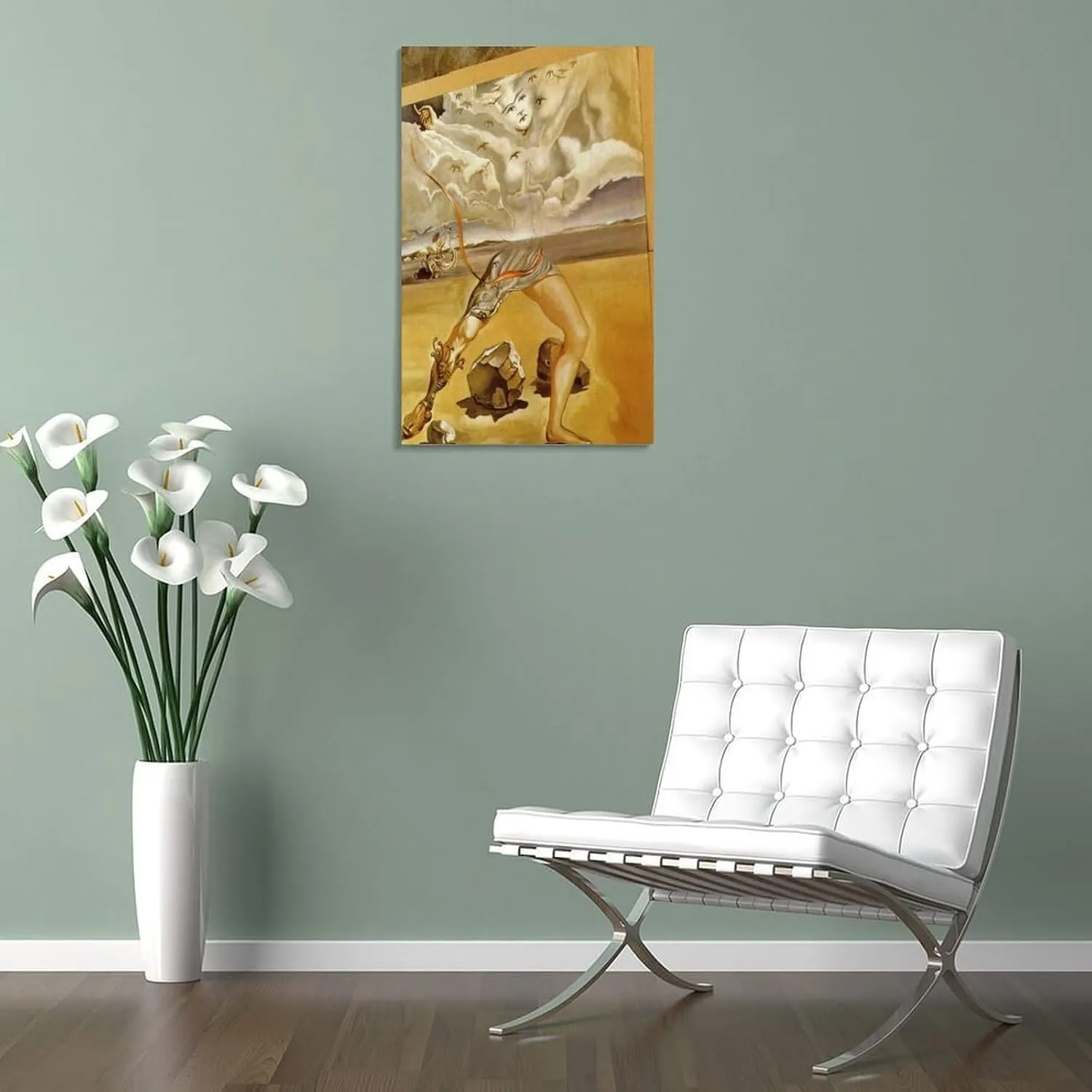 Salvador Dali Poster Mural Painting for Helena Rubinstein (panel 1) Picture Print Wall Art Poster Painting Canvas Posters Artworks Room Aesthetic 24x36inch(60x90cm)