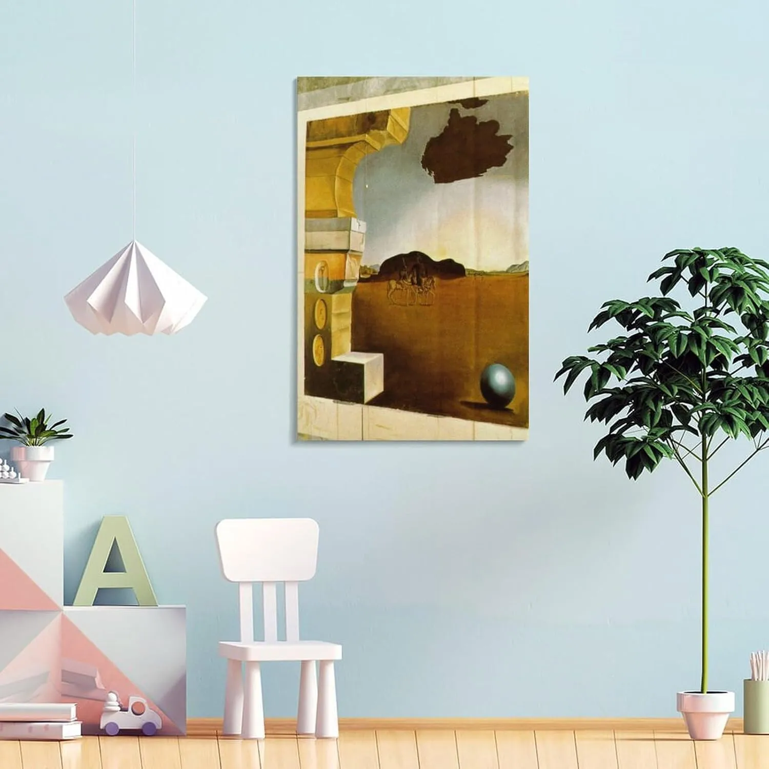 Salvador Dali Poster Mural Painting for Helena Rubinstein (panel 3) Canvas Art Poster And Wall Art Picture Print Modern Family Bedroom Decor Posters 20x30inch(50x75cm)