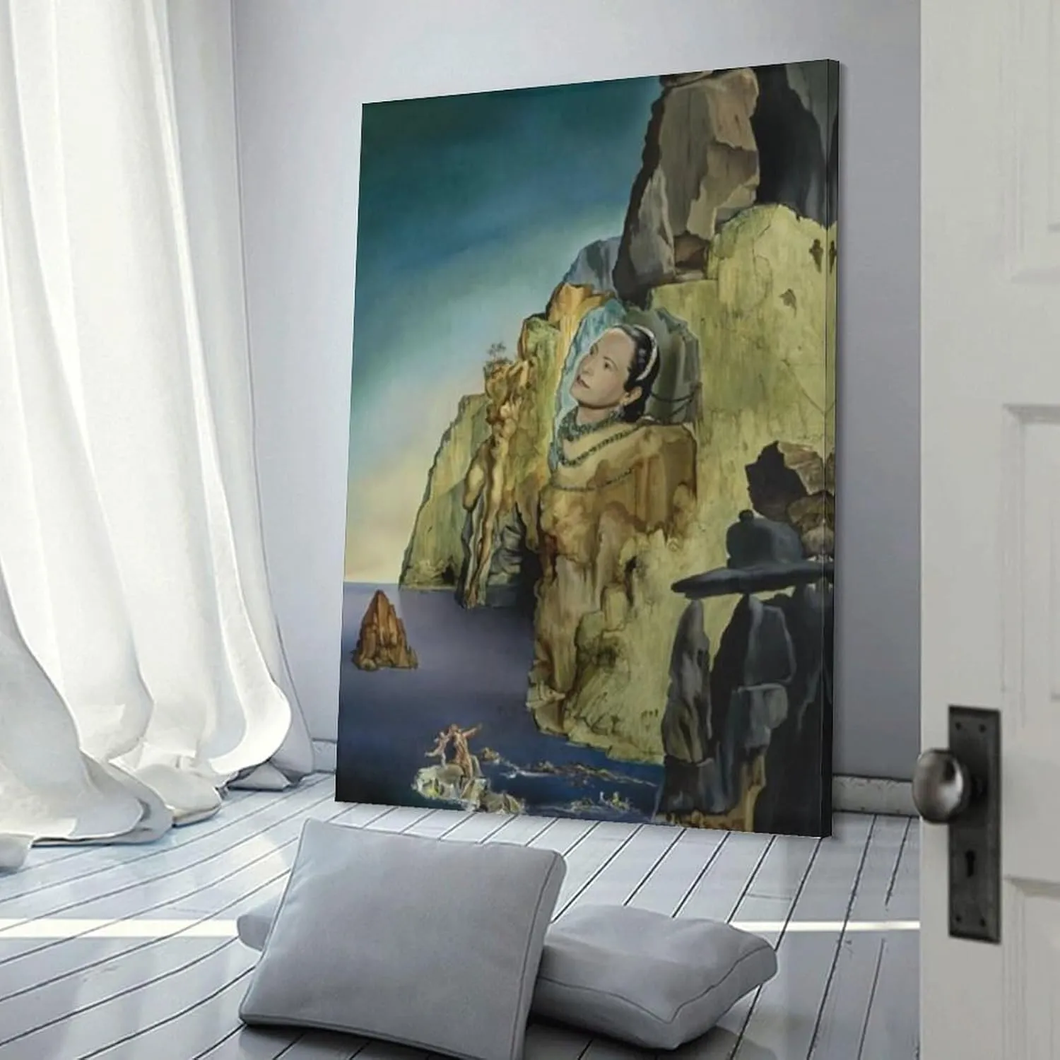 Salvador Dali Poster Portrait of The Princess Arthchild Gourielli Helena Rubinstein (1943) Canvas Art Poster And Wall Art Picture Print Modern Family Bedroom Decor Posters 12x18inch(30x45cm)