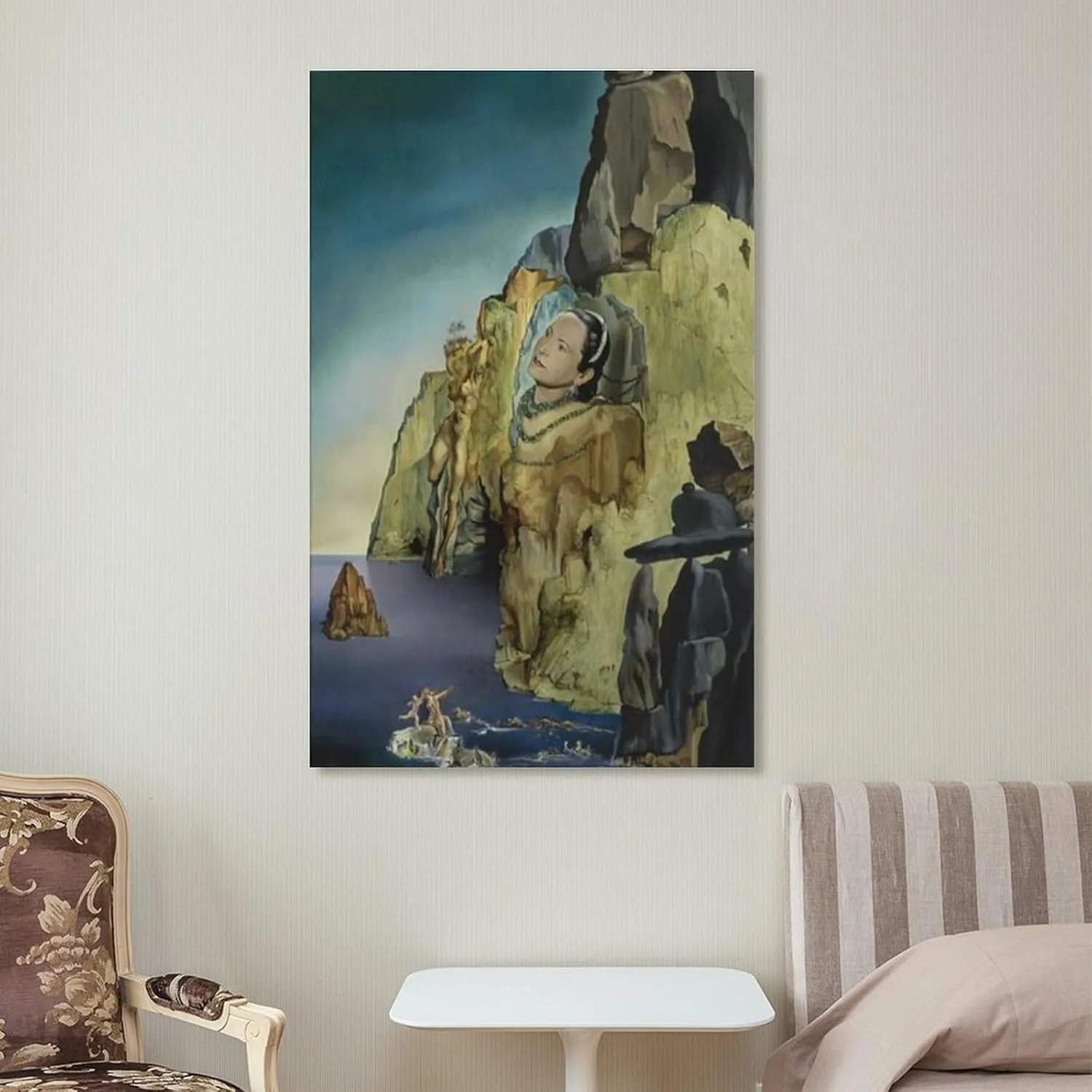 Salvador Dali Poster Portrait of The Princess Arthchild Gourielli Helena Rubinstein (1943) Canvas Art Poster And Wall Art Picture Print Modern Family Bedroom Decor Posters 12x18inch(30x45cm)