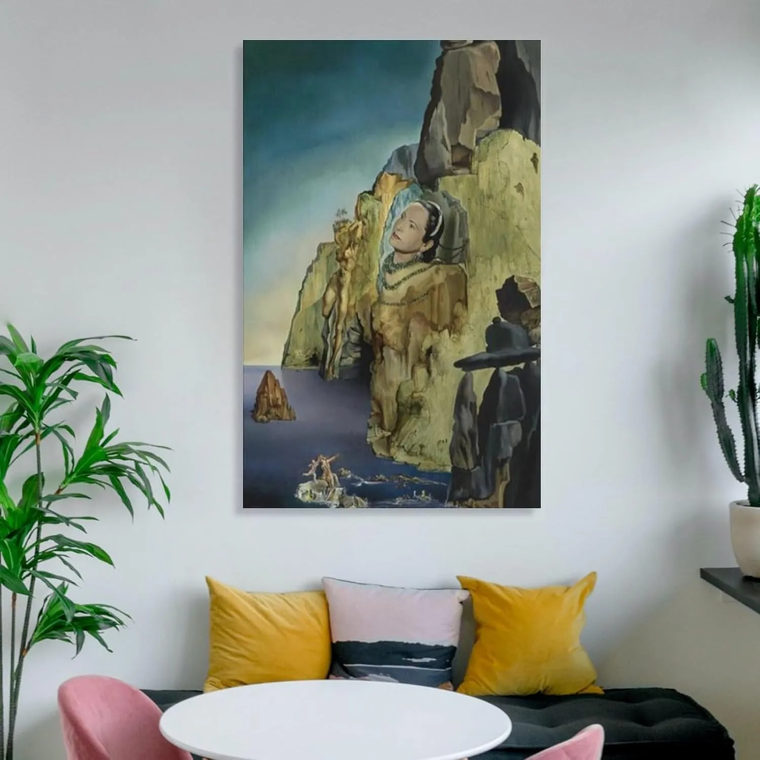 Salvador Dali Poster Portrait of The Princess Arthchild Gourielli Helena Rubinstein (1943) Canvas Art Poster And Wall Art Picture Print Modern Family Bedroom Decor Posters 12x18inch(30x45cm)
