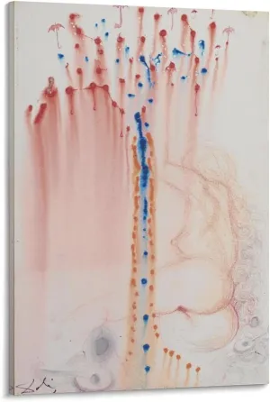 Salvador Dali Prints, Deesse De La Pluie, C1966 Posters Wall Art Painting Canvas Gift Living Room Prints Bedroom Decor Poster Artworks 20x30inch(50x75cm)