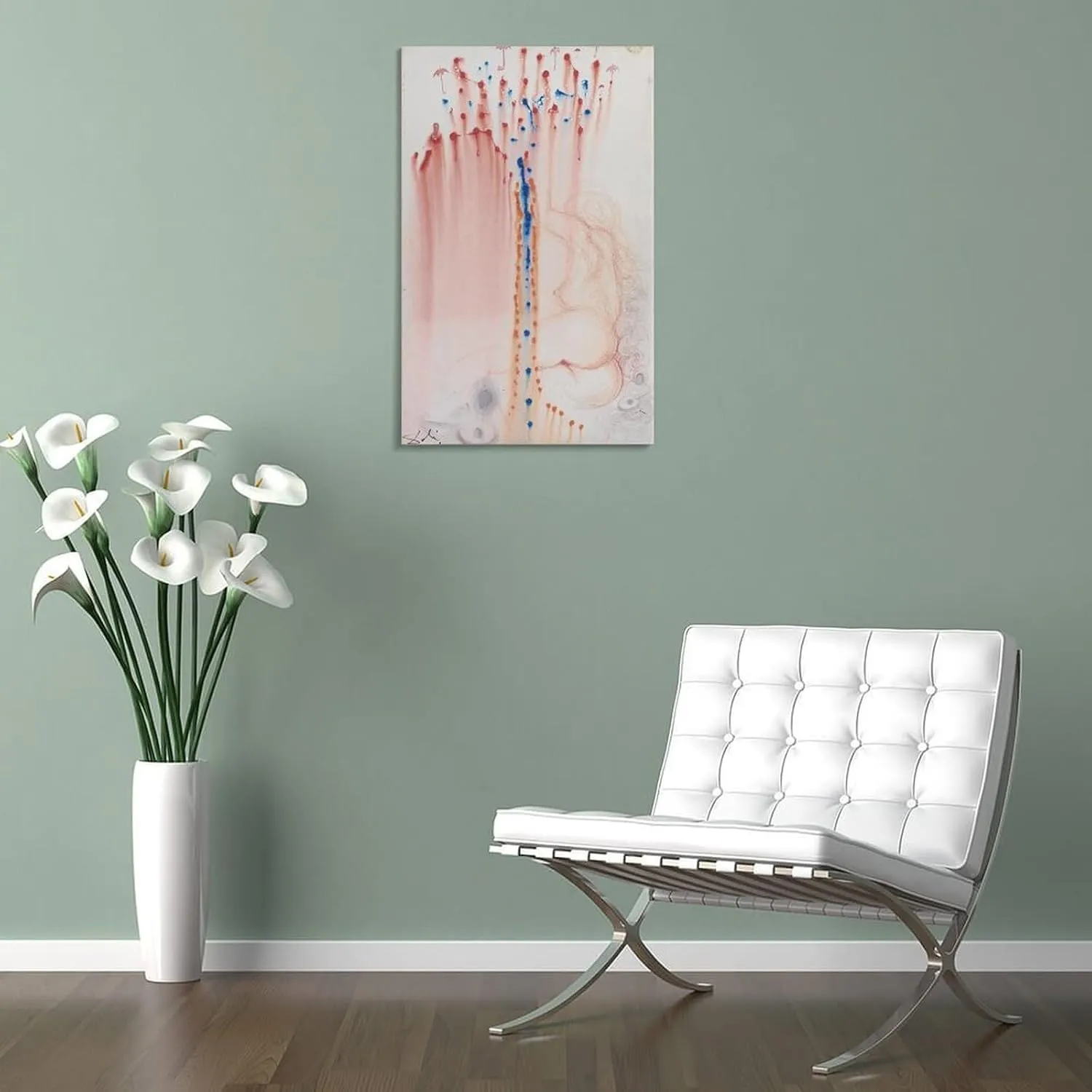 Salvador Dali Prints, Deesse De La Pluie, C1966 Posters Wall Art Painting Canvas Gift Living Room Prints Bedroom Decor Poster Artworks 20x30inch(50x75cm)