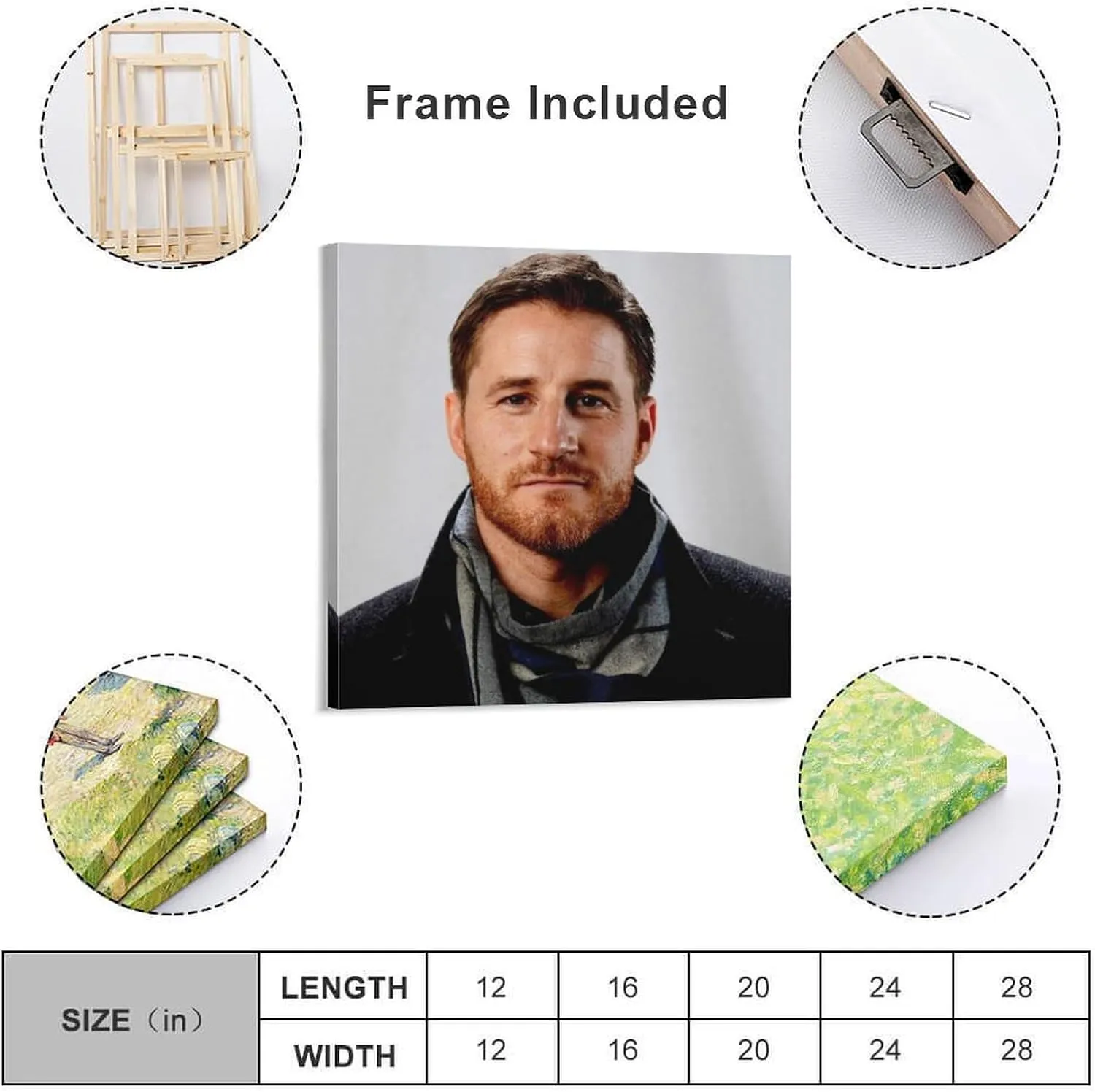 Sam Jaeger Poster (1) Picture Print Canvas Poster Wall Paint Art Posters Decor Modern Home Artworks Gift Idea 20x20inch(50x50cm)