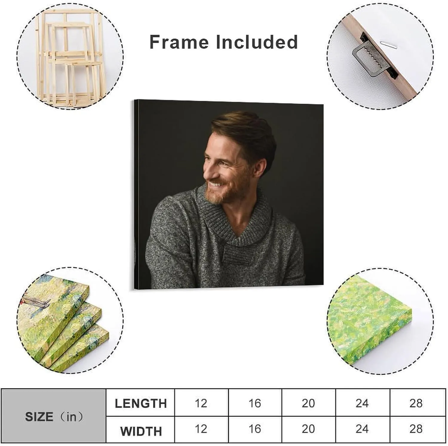 Sam Jaeger Poster (6) Artworks Canvas Poster Room Aesthetic Wall Art Prints Home Modern Decor Gifts Framed-unframed 20x20inch(50x50cm)