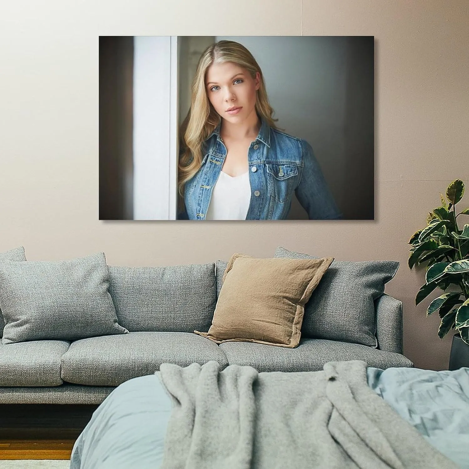Samantha Brown Poster (2) Print Photo Art Painting Canvas Poster Home Decorative Bedroom Modern Decor Posters Gifts 20x30inch(50x75cm)