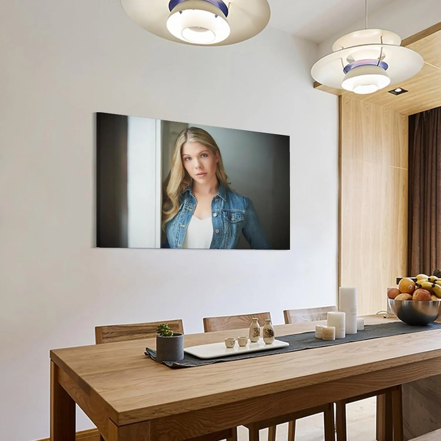 Samantha Brown Poster (2) Print Photo Art Painting Canvas Poster Home Decorative Bedroom Modern Decor Posters Gifts 20x30inch(50x75cm)