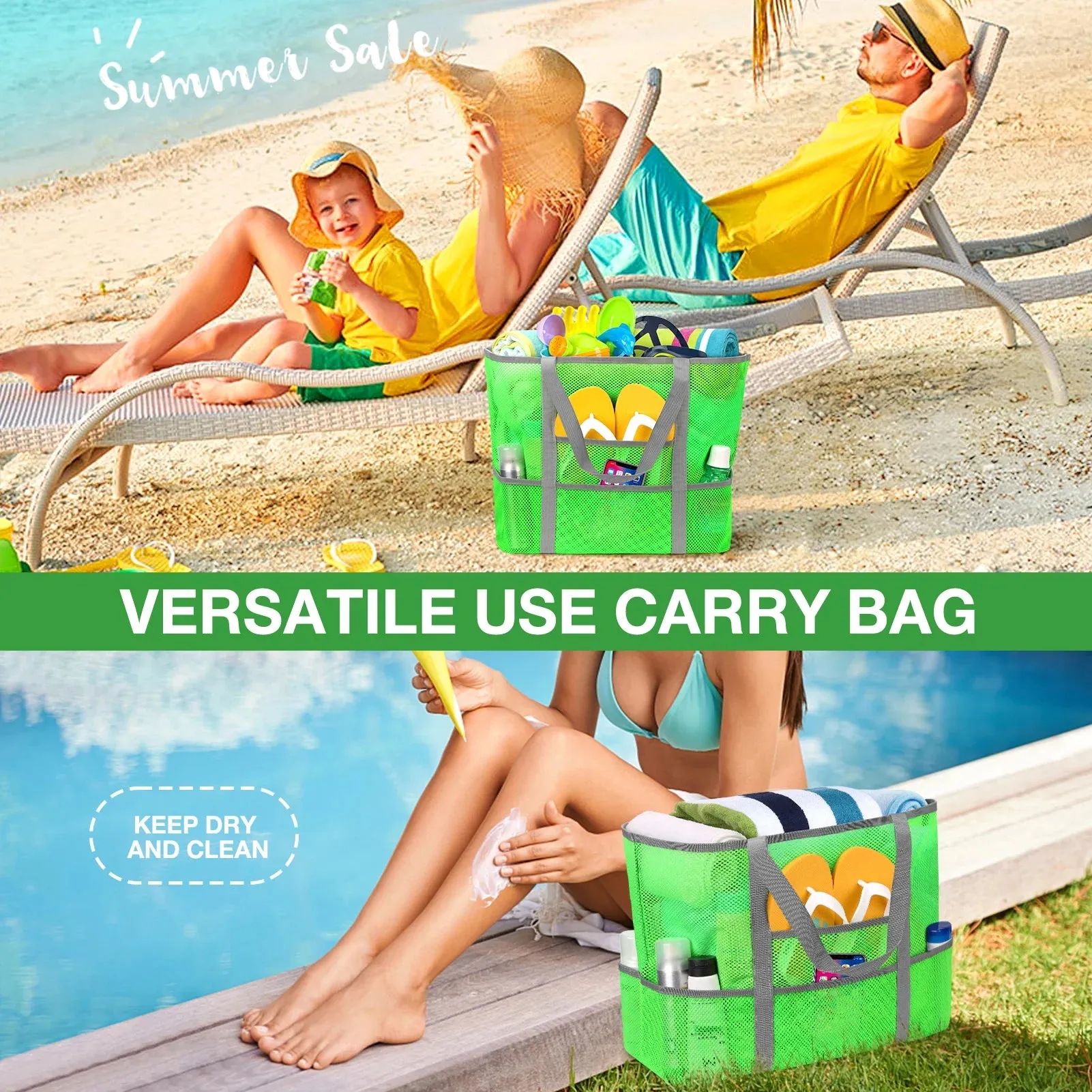 Sandproof Beach Bag
