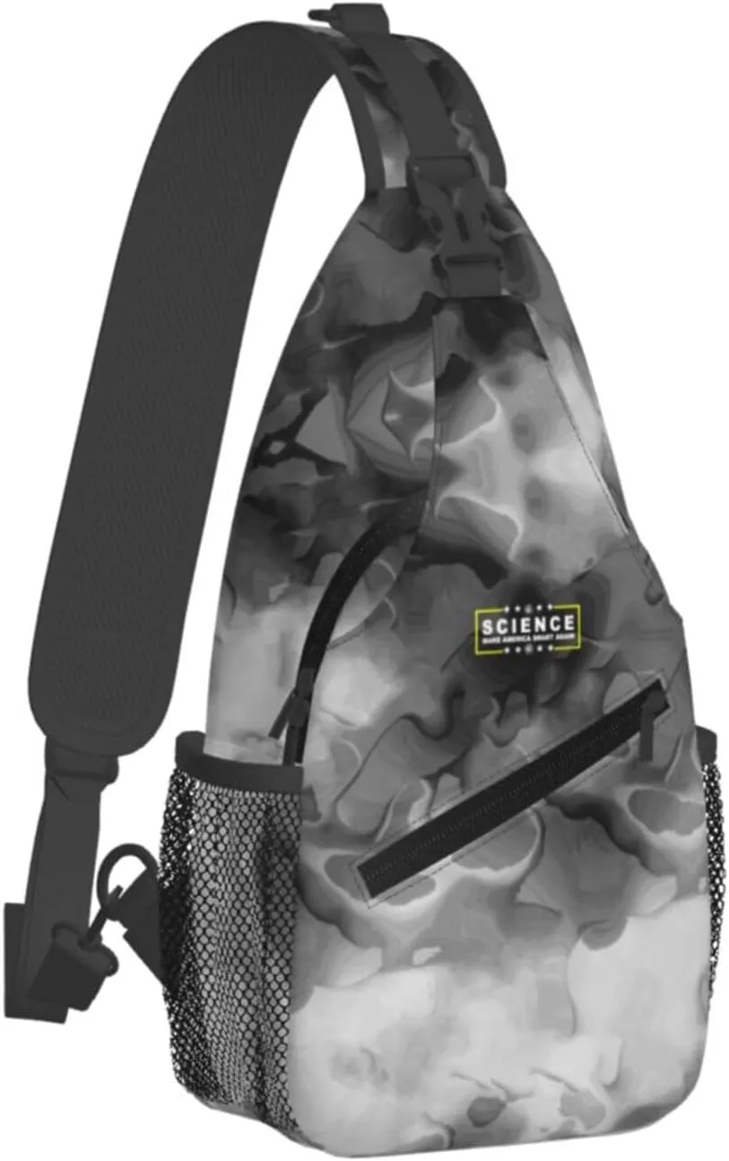 Science Make America Smart Again Sling Bag Crossbody Backpack Shoulder Casual Daypack Bag for Men Women