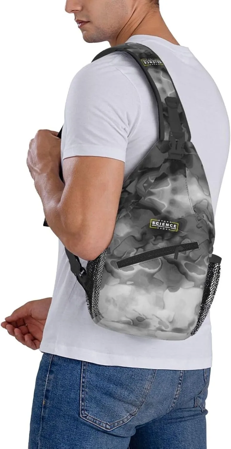 Science Make America Smart Again Sling Bag Crossbody Backpack Shoulder Casual Daypack Bag for Men Women