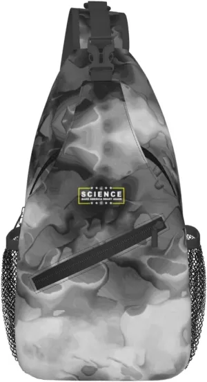 Science Make America Smart Again Sling Bag Crossbody Backpack Shoulder Casual Daypack Bag for Men Women