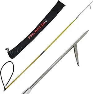 Scuba Choice SCPSS1-02-06B 6 feet ravel Spearfishing 2Piece Fiber Glass Pole Spear Single Barb Tip w/ Bag