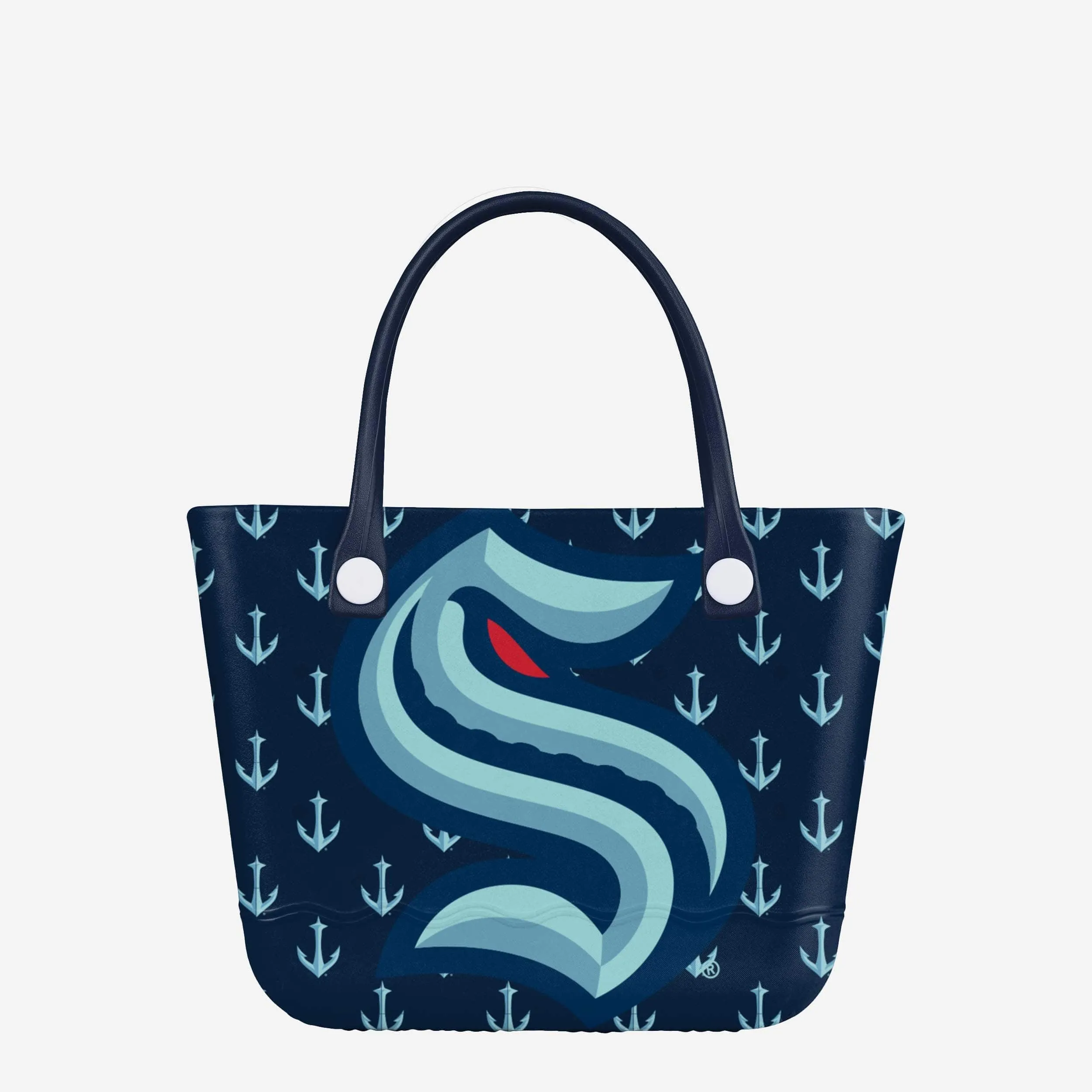 Seattle Kraken Big Logo Mini Print Tailgate Tote Bag