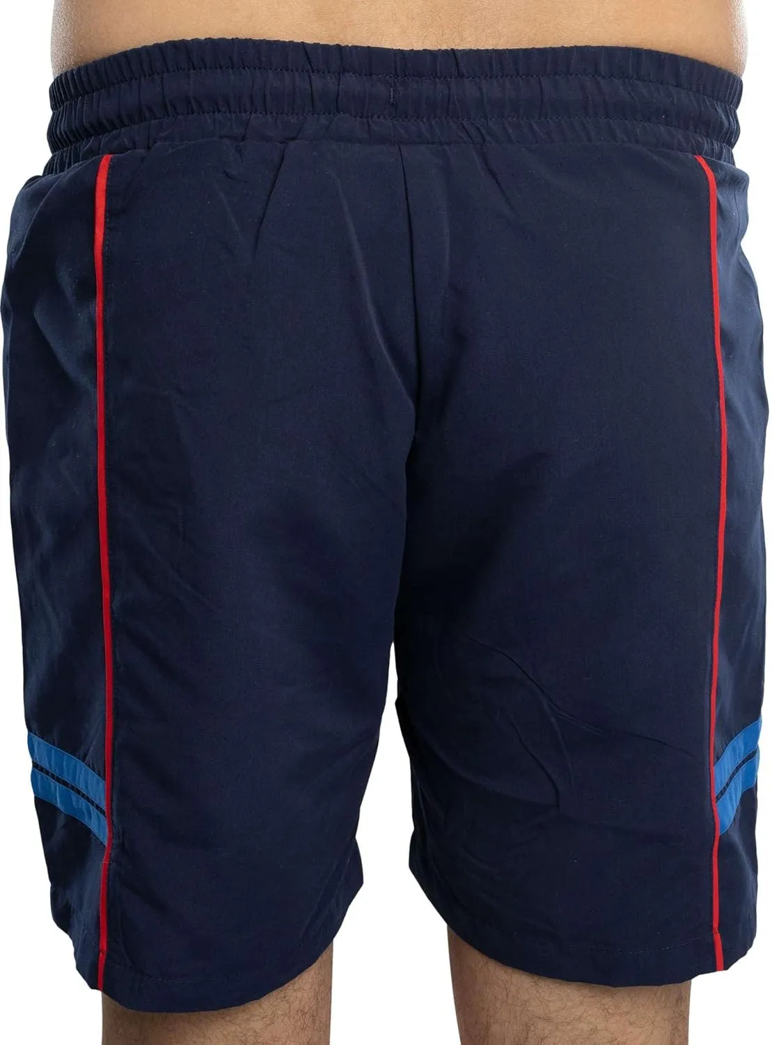 Sergio Tacchini Men's Romolo Swim Shorts, Maritime Blue/Adrenaline Rush/Nautical