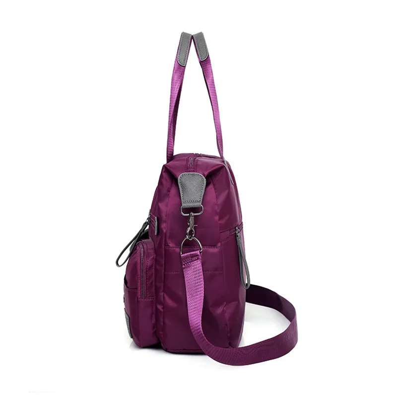 Shannon – Functional Nylon Shoulder Bag with Multiple Pockets