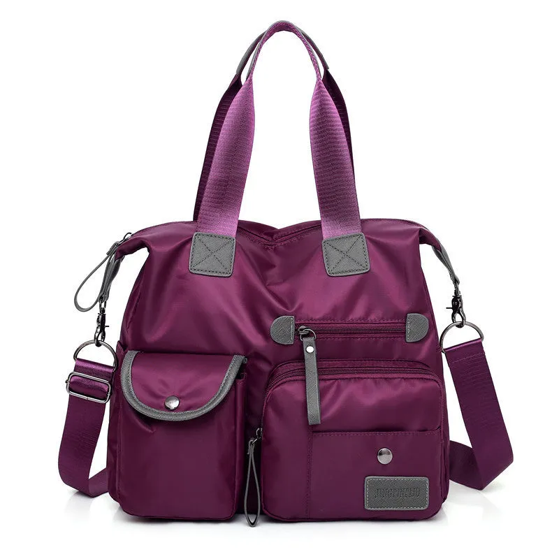 Shannon – Functional Nylon Shoulder Bag with Multiple Pockets