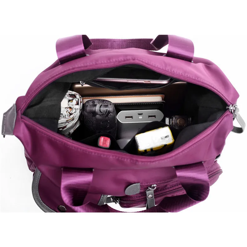 Shannon – Functional Nylon Shoulder Bag with Multiple Pockets